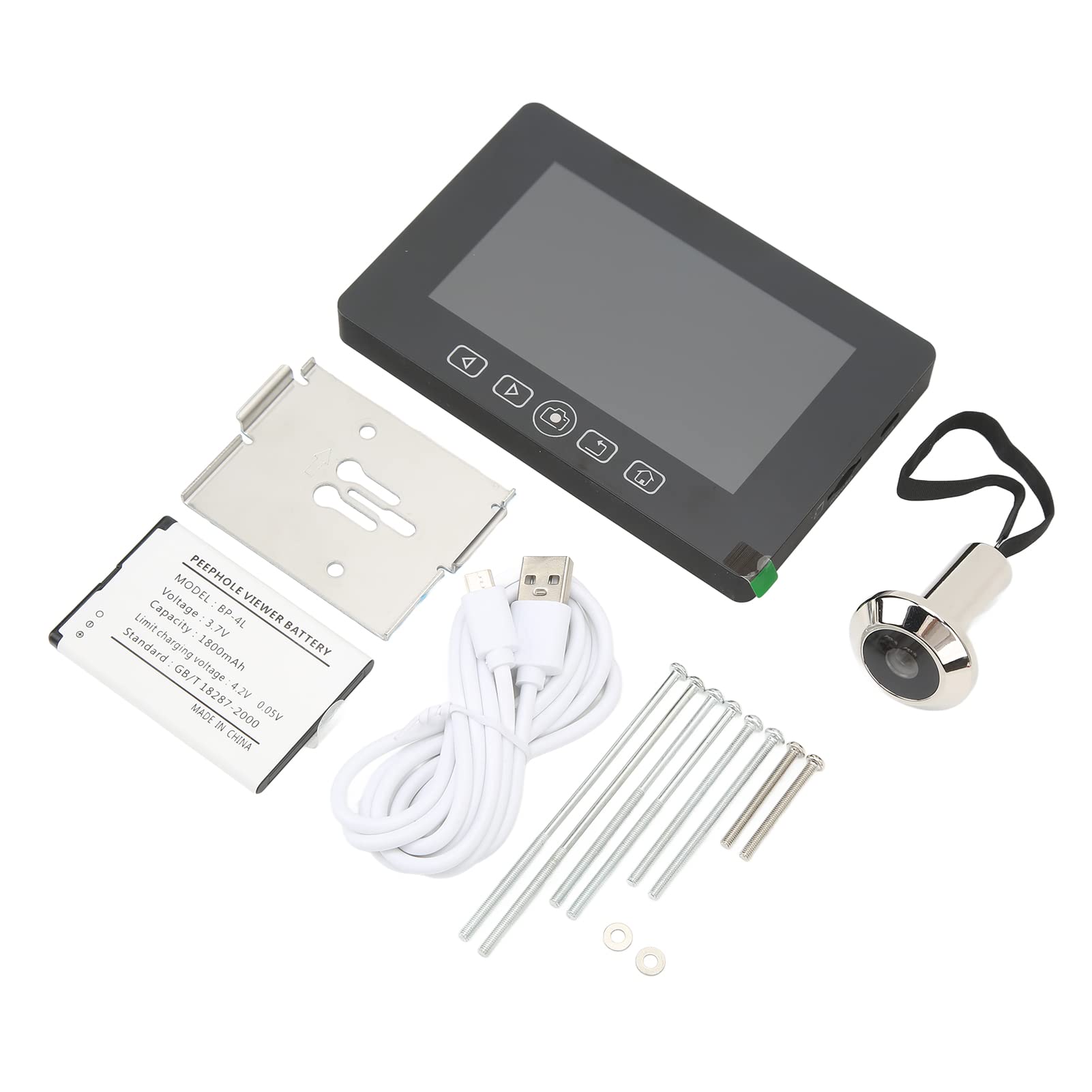 Peephole Camera Video Doorbell Camera, 1080P Door Inch