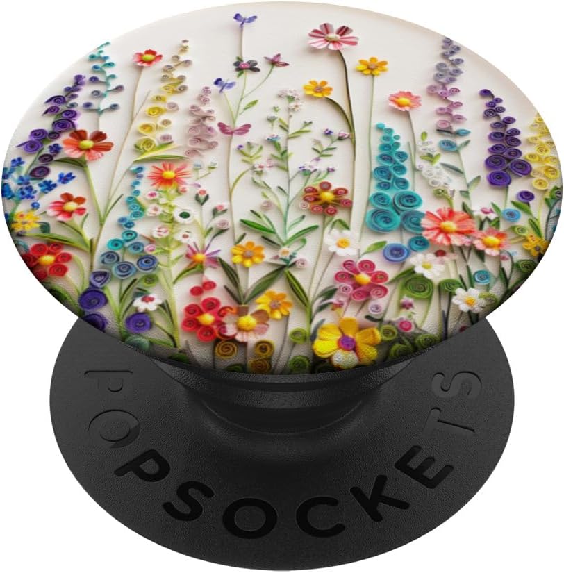 Pressed Real Flower Magnetic Custom Name Phone Grip,magsafe - View #8