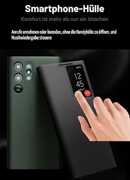 Smart Phone Case for Samsung Galaxy S23 Ultra. Case/Leather Case/Leather Smart Leather Case for Galaxy S 23 Ultra