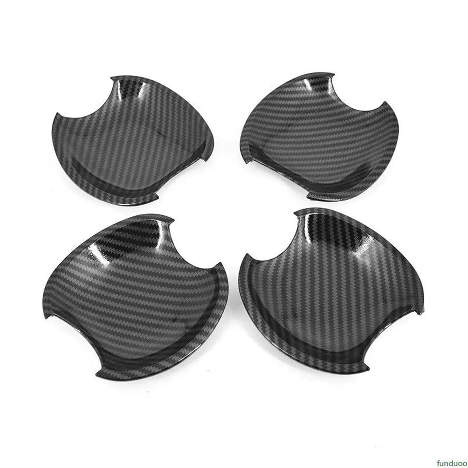 SLIMES Car Styling Stickers for Toyota IST for Ipsum 2002-2009 Protective Cover Door Handle Outer Bowls Trim Protection(Carbon B)