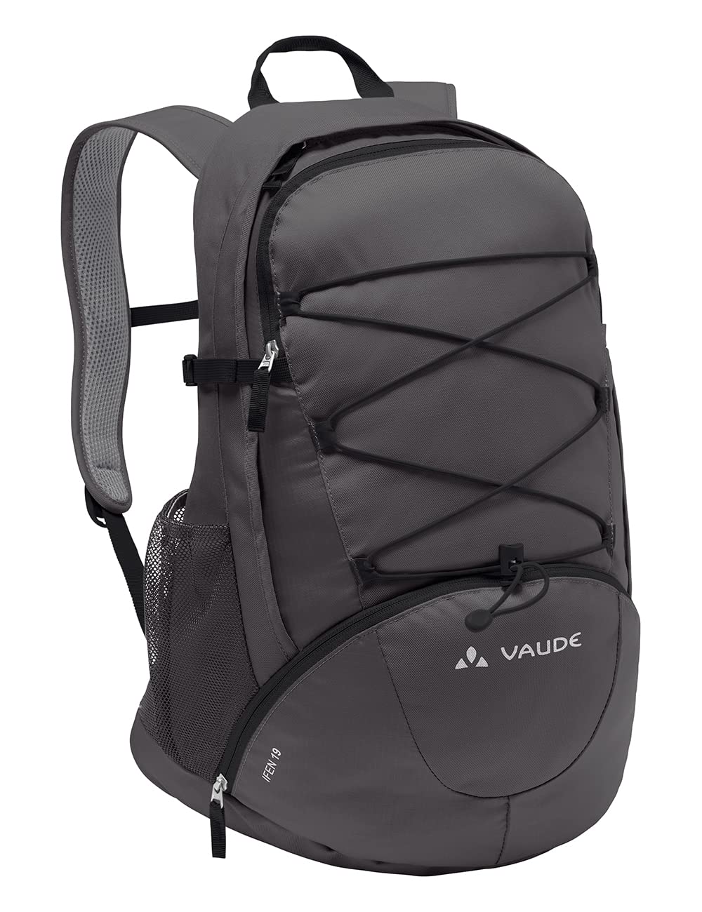 VAUDE Wanderrucksack Ifen 19 l, wasserdicht & leicht – Schwarz | Wasserdichter Rucksack Damen & Herren – leichter Trekkingrucksack mit belüftetem Tragesystem – optimale Lastverteilung