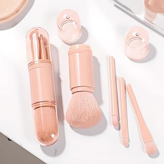 Juego de brochas de maquillaje con estuche re...