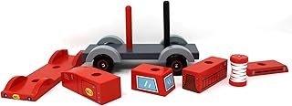 Jack Rabbit Creations, Inc. Firetruck Stack & Play Puzzle Toy