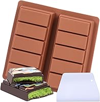 Vista 10 de Molde de barra de chocolate, molde de barra de chocolate Dubai de silicona profunda para chocolate, molde antiadherente grueso para caramelo