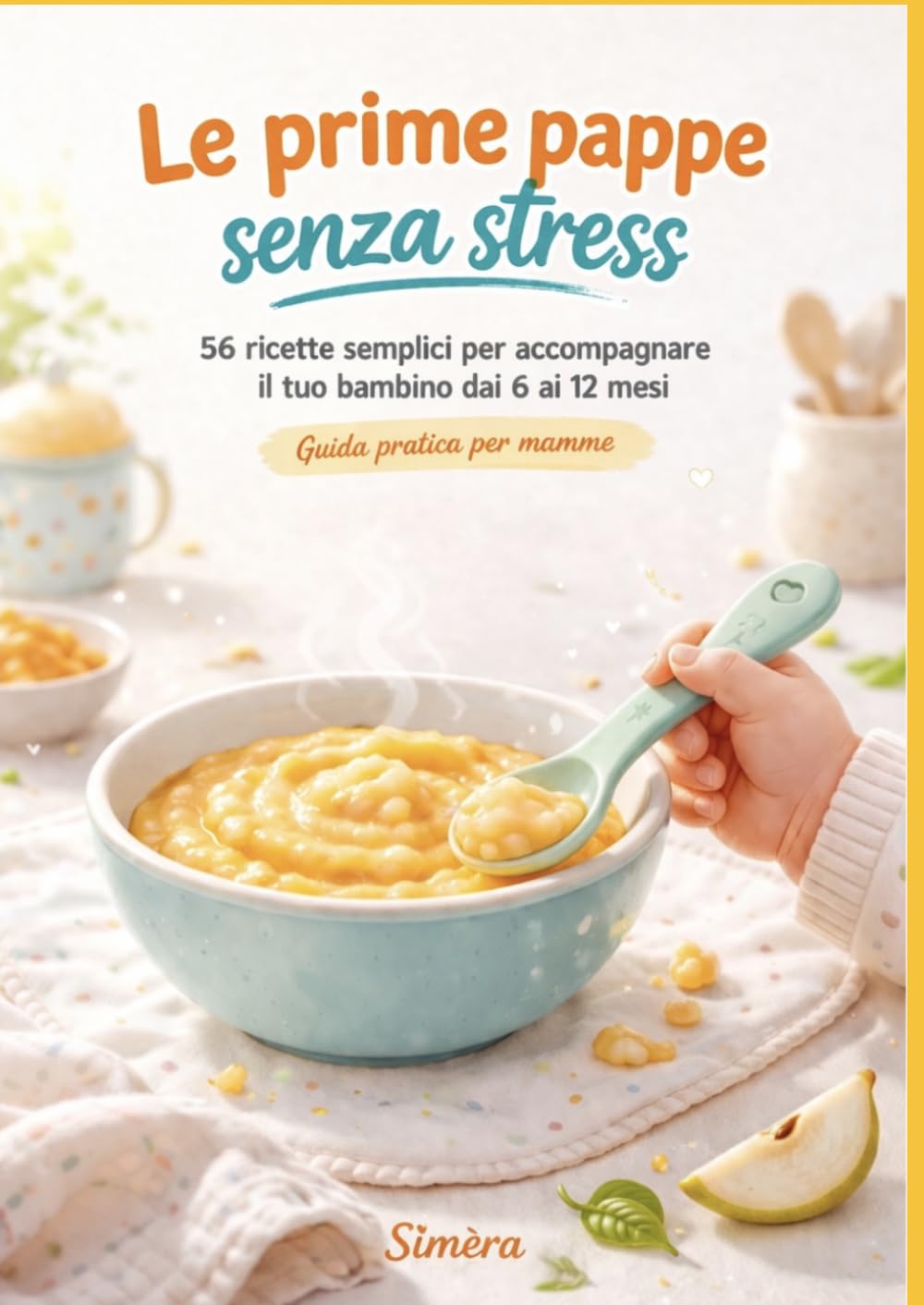 Le prime pappe senza stress: 60 ricette semplici per accompagnare il tuo bambini dai 6 ai 12 mesi - Guida pratica per mamme-