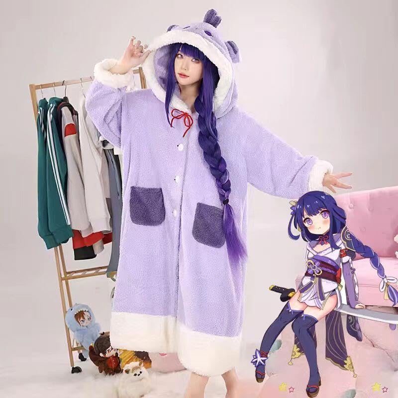 Amazon.co.jp: 原神 パジャマ 着ぐるみパジャマ クレー 甘雨 雷電将軍