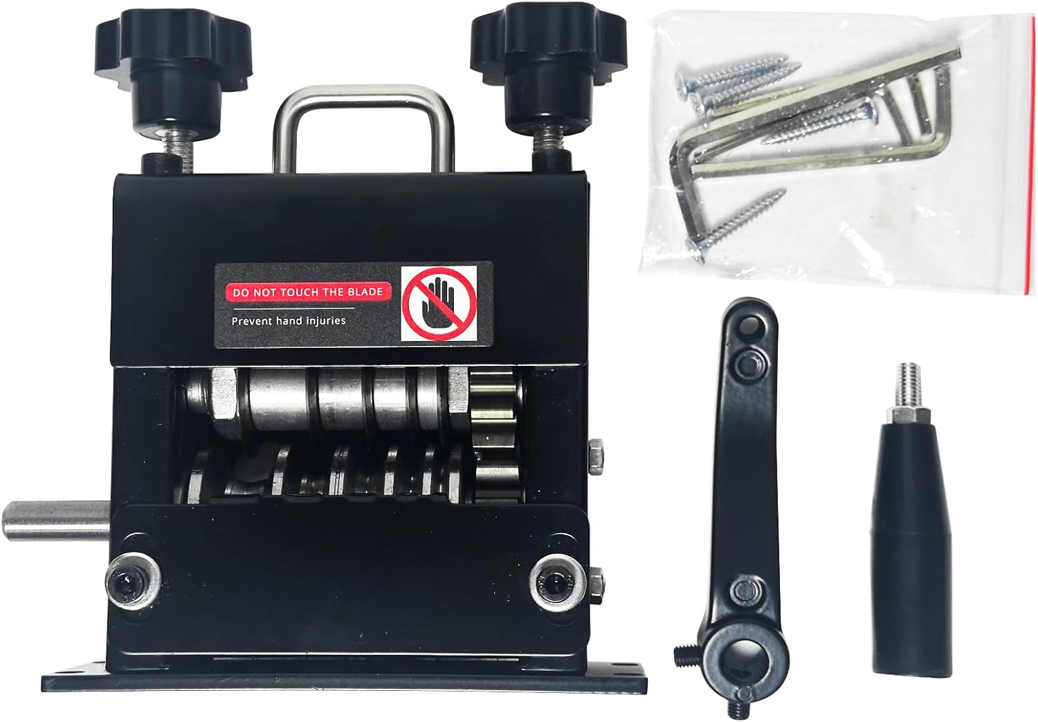 2-in-1 Wire Stripper Machine for Electrical & Network Cables, Wire Gauge Range 0.02-0.67inch Wires, Drill Powered Manual Wire Stripper Tool for DIY Cable Copper Wire Recycling (Black)