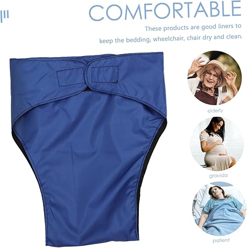 Miniatura 4 de GALPADA 4pcs Adult Cloth Diapers Breathable Leakproof Design Fit for Men Women Elderly Lightweight Reusable for Daily Use and Outdoor Activities