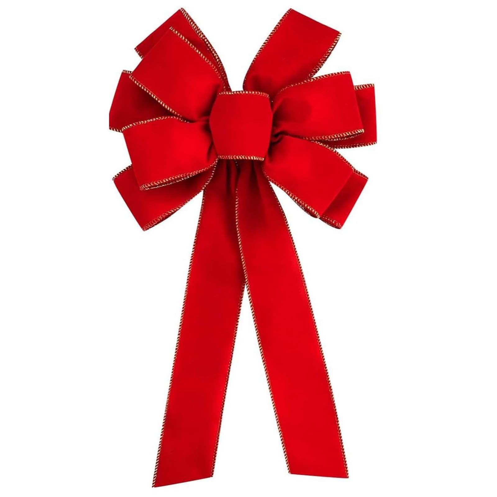 Christmas Ribbon Bowknot Decoration Christmas Bowknot Charm Multifunctional Use for Gift Wrapping and Decors Decors