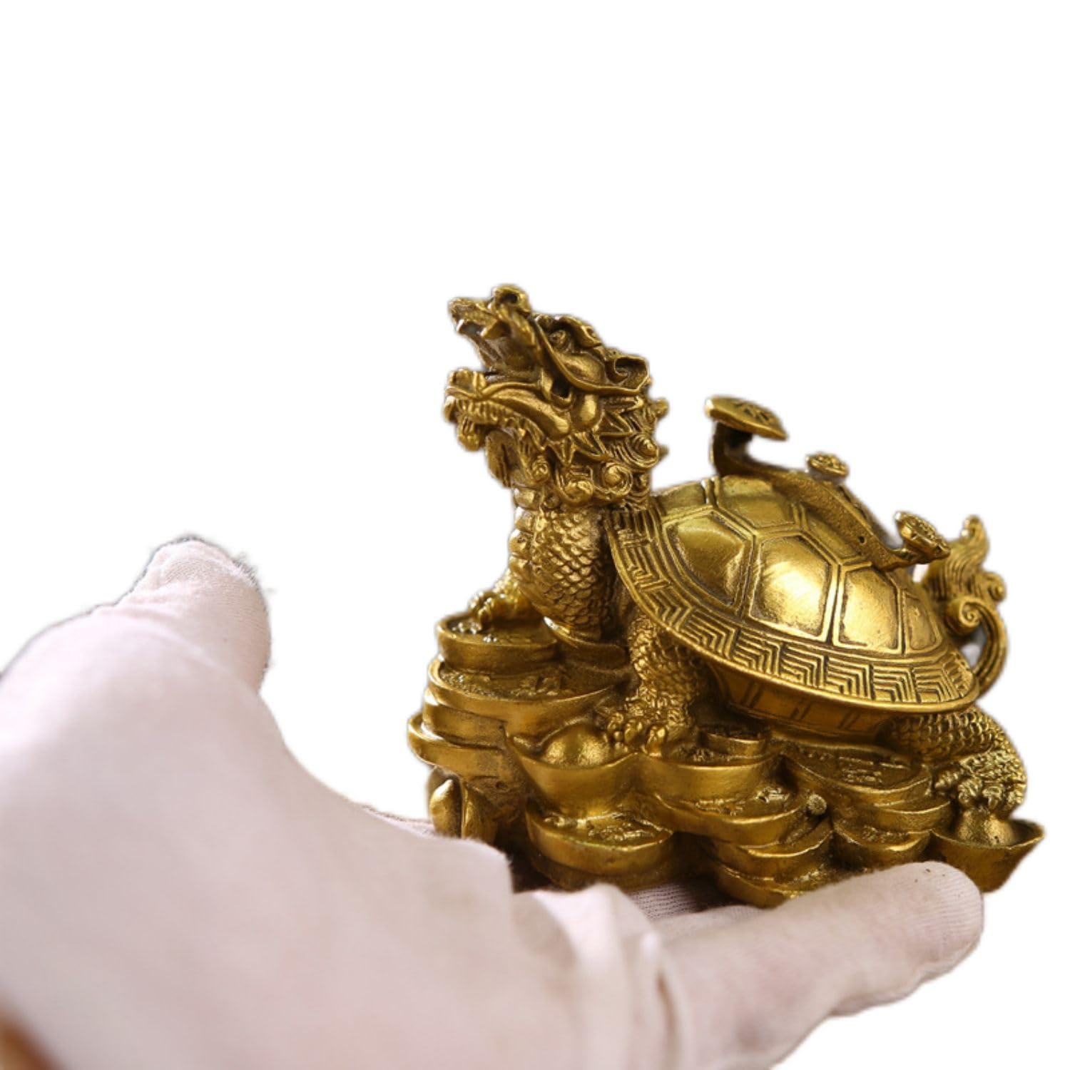 Amazon.com: LL-12801743 FENGSHUI 铜龙龟摆件Durable Brass, Feng
