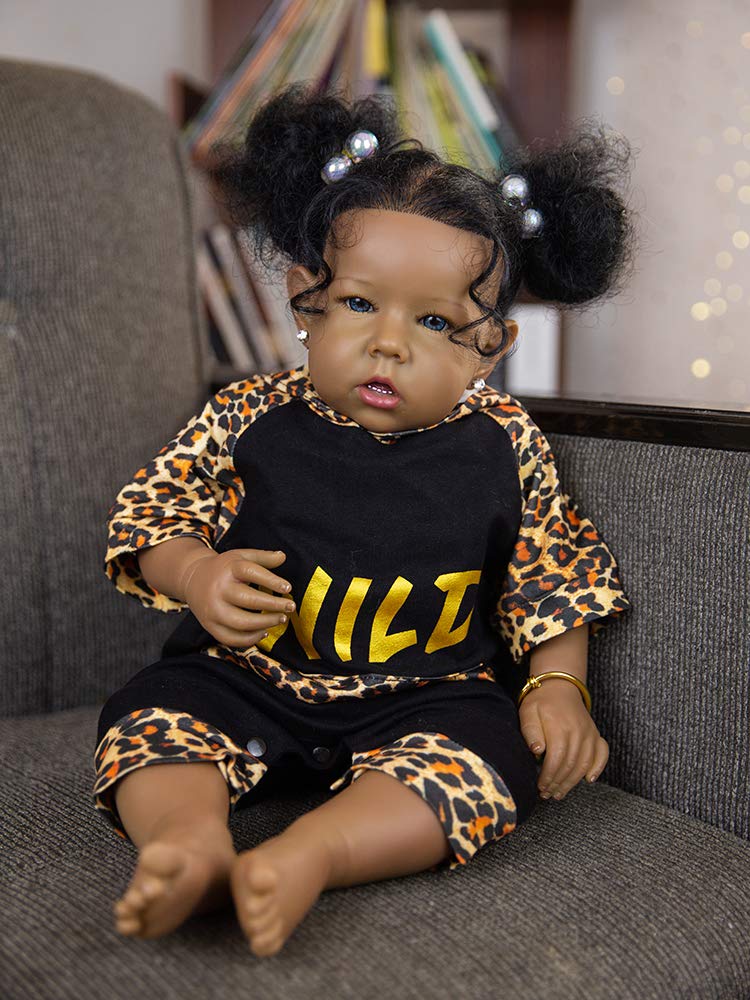 Buy Rebornova Reborn Baby Dolls Black Girl, African American 20 Inch