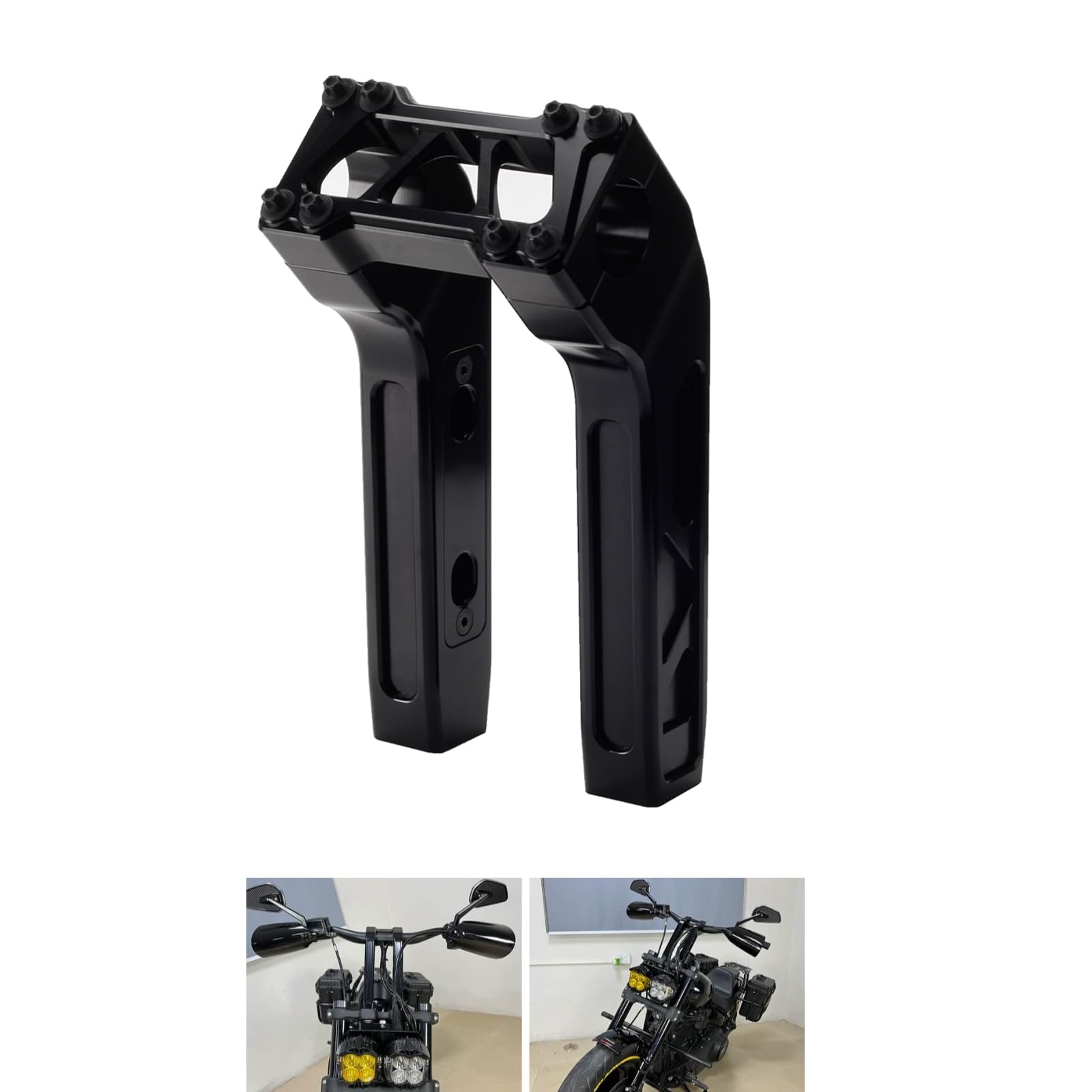 Photo 1 of NEOCHIAEVO 8 Inch CNC Pullback Handlebar Risers