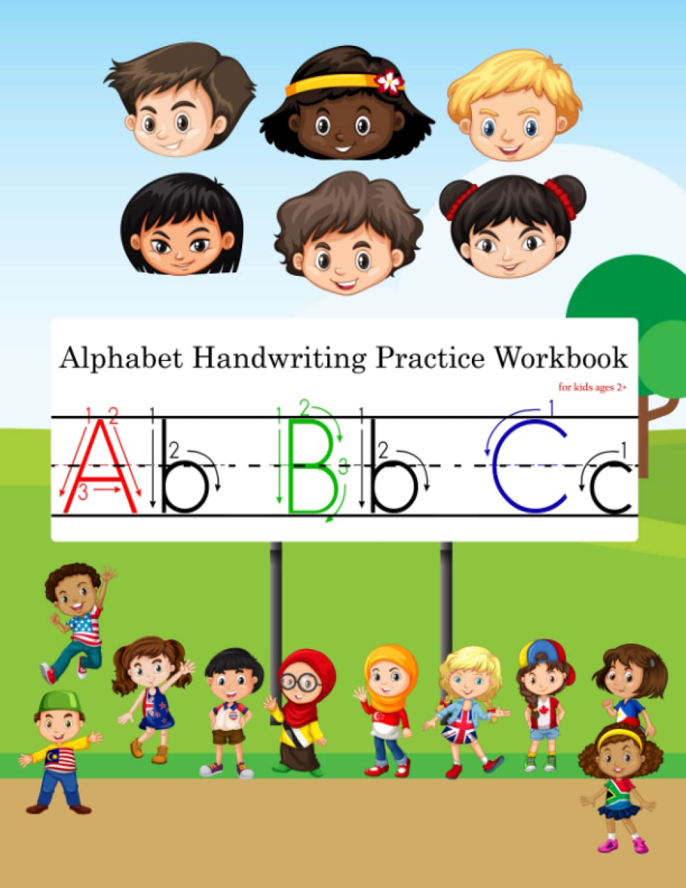 Alphabet Handwriting Practice Workbook Tracing Letters with Sight Dotted Words for Kids Preschool Kindergarten Homeschool: Purchase this Alphabet ... to build up their writing skills in school!