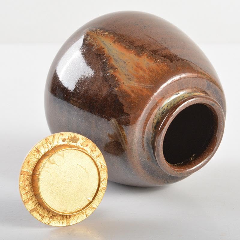 茶道具　京焼　万代草山作　文殊茶入　袱紗付　共箱　V　R6122 Amazon.co.jp: 茶道具 京焼 万代草山作 文殊茶入 袱紗付 共箱 V