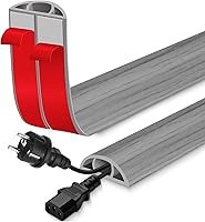 Vista 8 de Cubierta de cable de suelo para cables en el piso, cable autoadhesivo para ocultar cables de piso, cubiertas para protección de cables, evita Madera