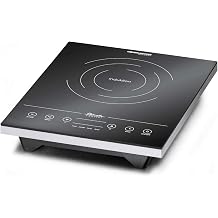 rommelsbacher single ring cooking plate induction with ceramic glass black / silver [energy class b]