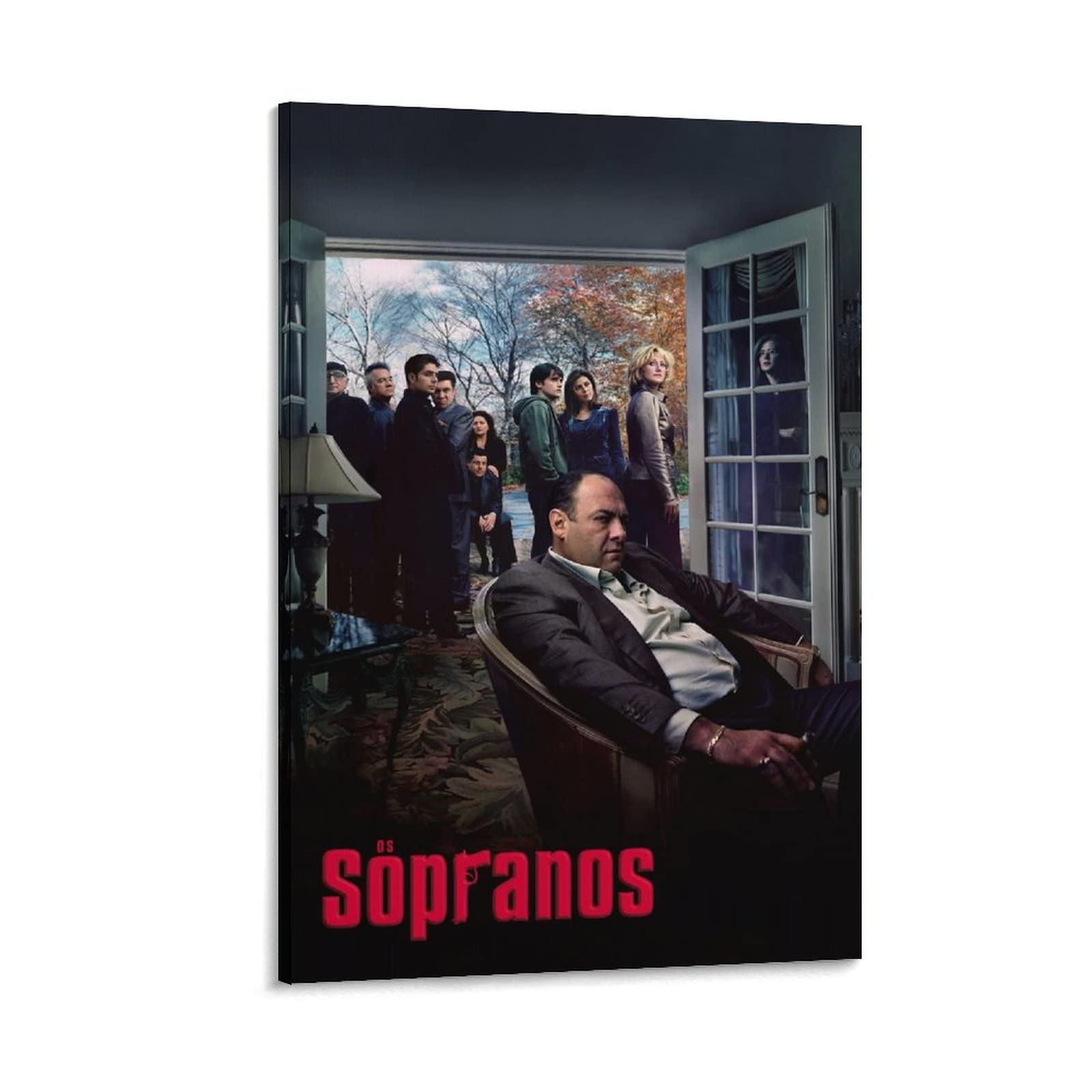 BBZL The Sopranos TV Series Poster Canvas Art Decorative Painting Picture Print Modern Family Boy Girl Bedroom Living Room Decoration Wall Decor Posters 24x36inch(60x90cm