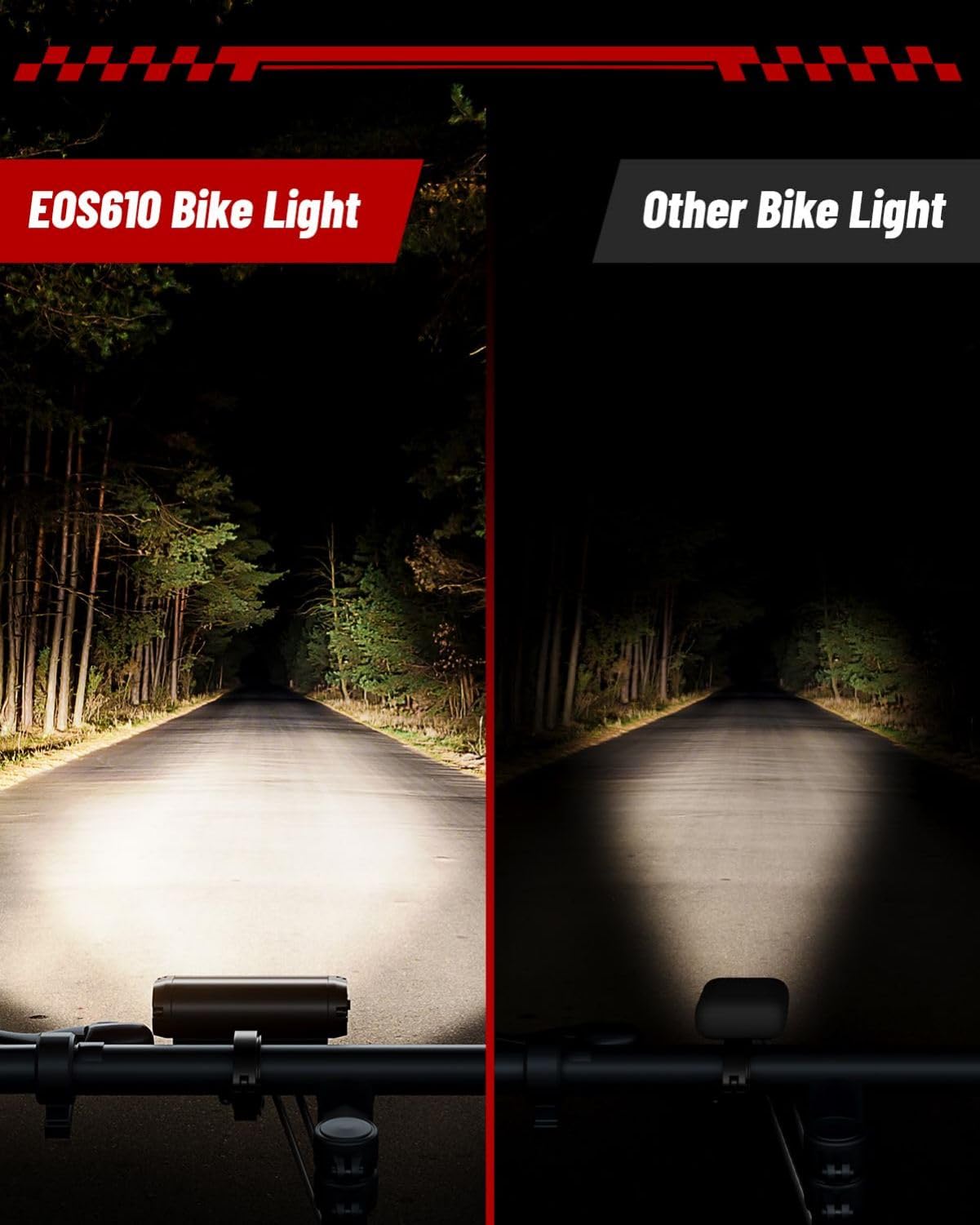 FAHEFANA LED Lere Velo, Lampe Velo Avant Et Arriere USB