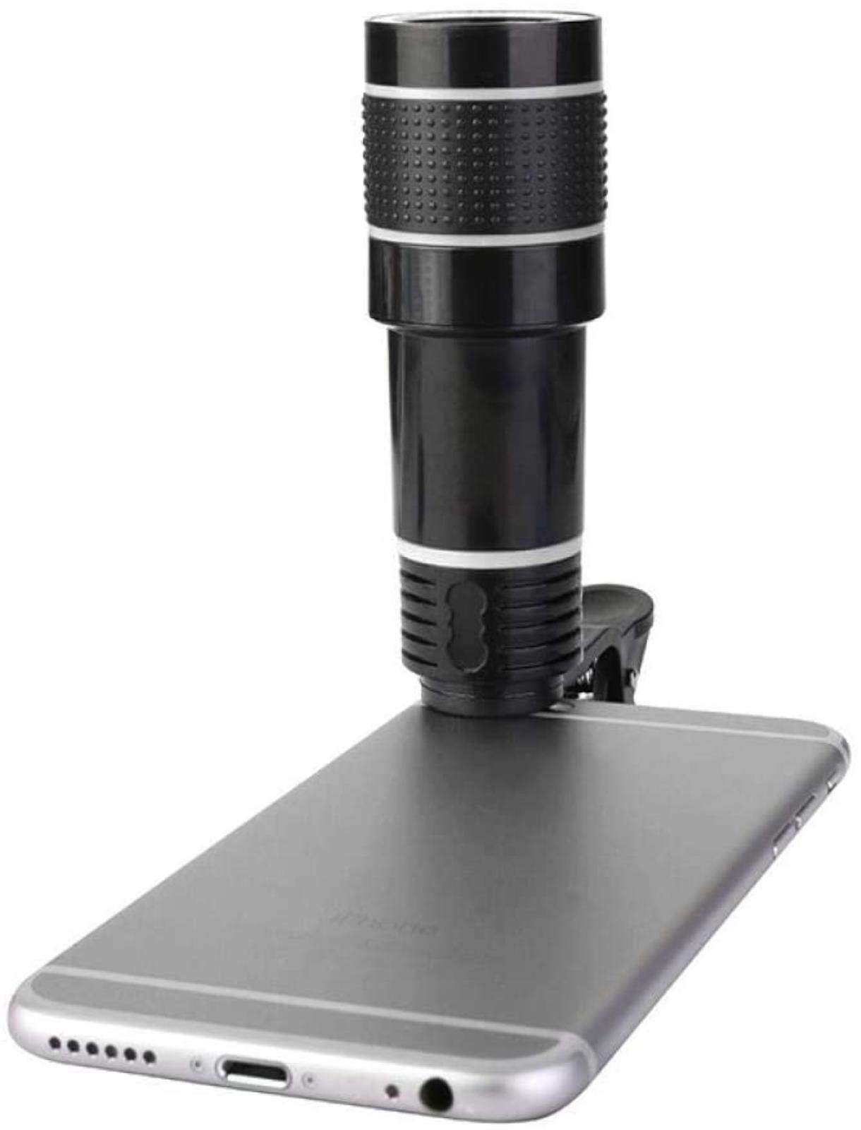 QTANZIQI Przenośna lornetka Obiektyw aparatu do telefonu komórkowego o dużej mocy Obiektyw aparatu zewnętrznego 20X Optyczny teleskop HD Obiektyw aparatu Zoom Clip-On do telefonu komórkowego