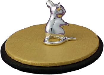 Amazon.co.jp: 置物 干支 銀製 子・鼠・ねずみ・ネズミ 子鼠 立 手下