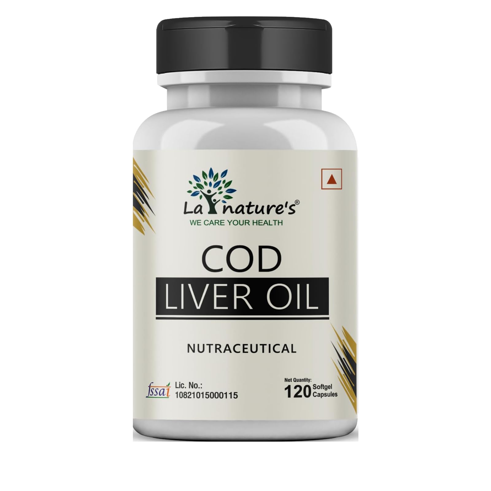 La Nature's Cod Liver Oil 120 Softgels - 300mg, High in Vitamin A & D - Supports Brain, Joints, Eyes, and Immunity Support for Men and Women-image-43
