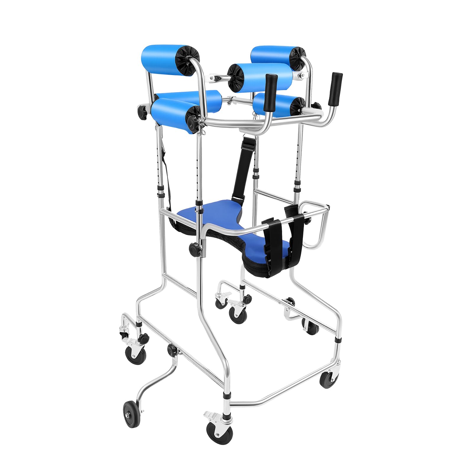 Adult Walker for Seniors, Hemiplegia Rehabilitation Hemi Walker with Height Adjustable & Reliable Adult Stand Up Walk Tool for Homes Superior Apartments Nursing Homes Hospitals Lower Limb Training