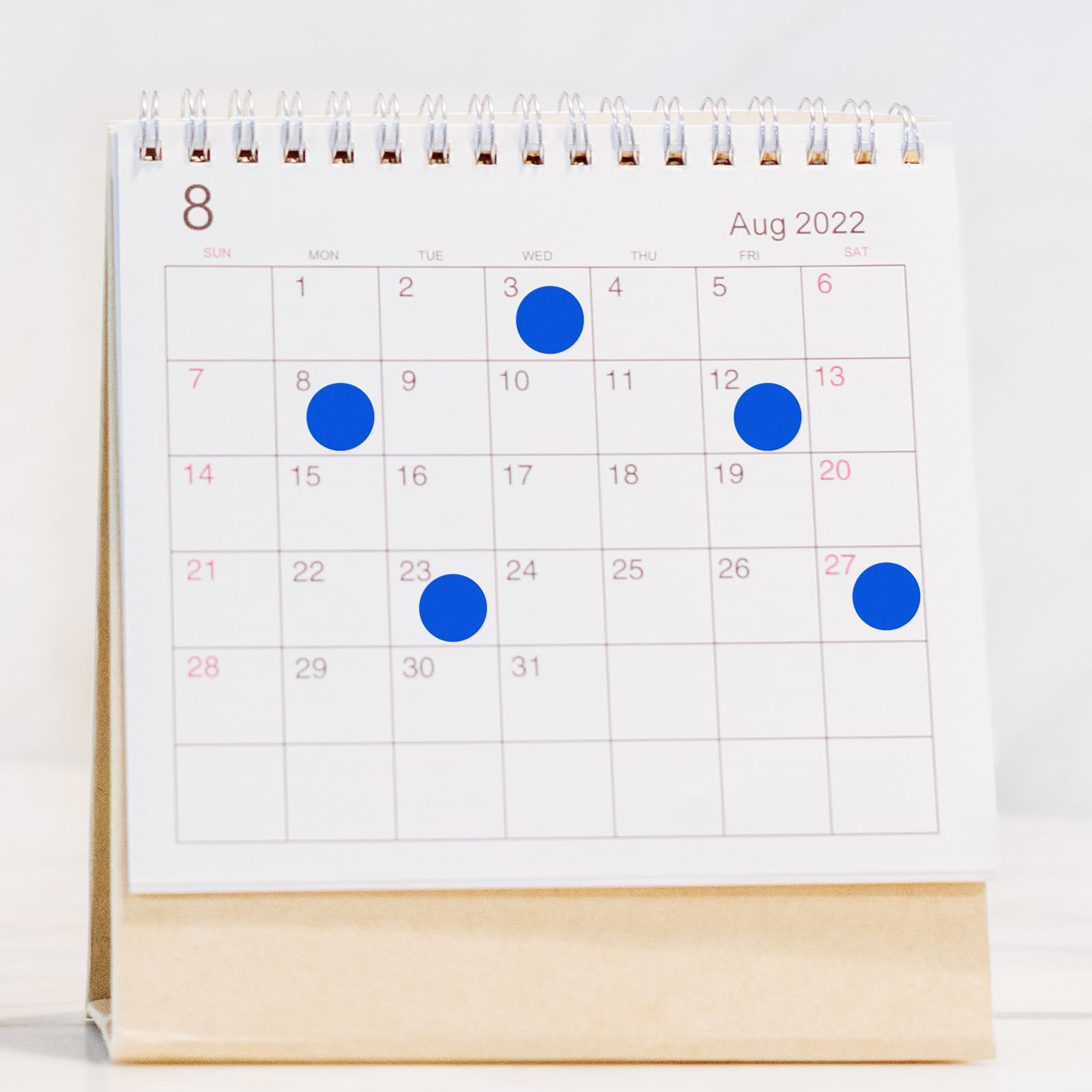 Round Stickers Blue 13mm Circle Labels with Color Coding Dot Sticker Waterproof Removable Roll of 2000, Small - Image 2