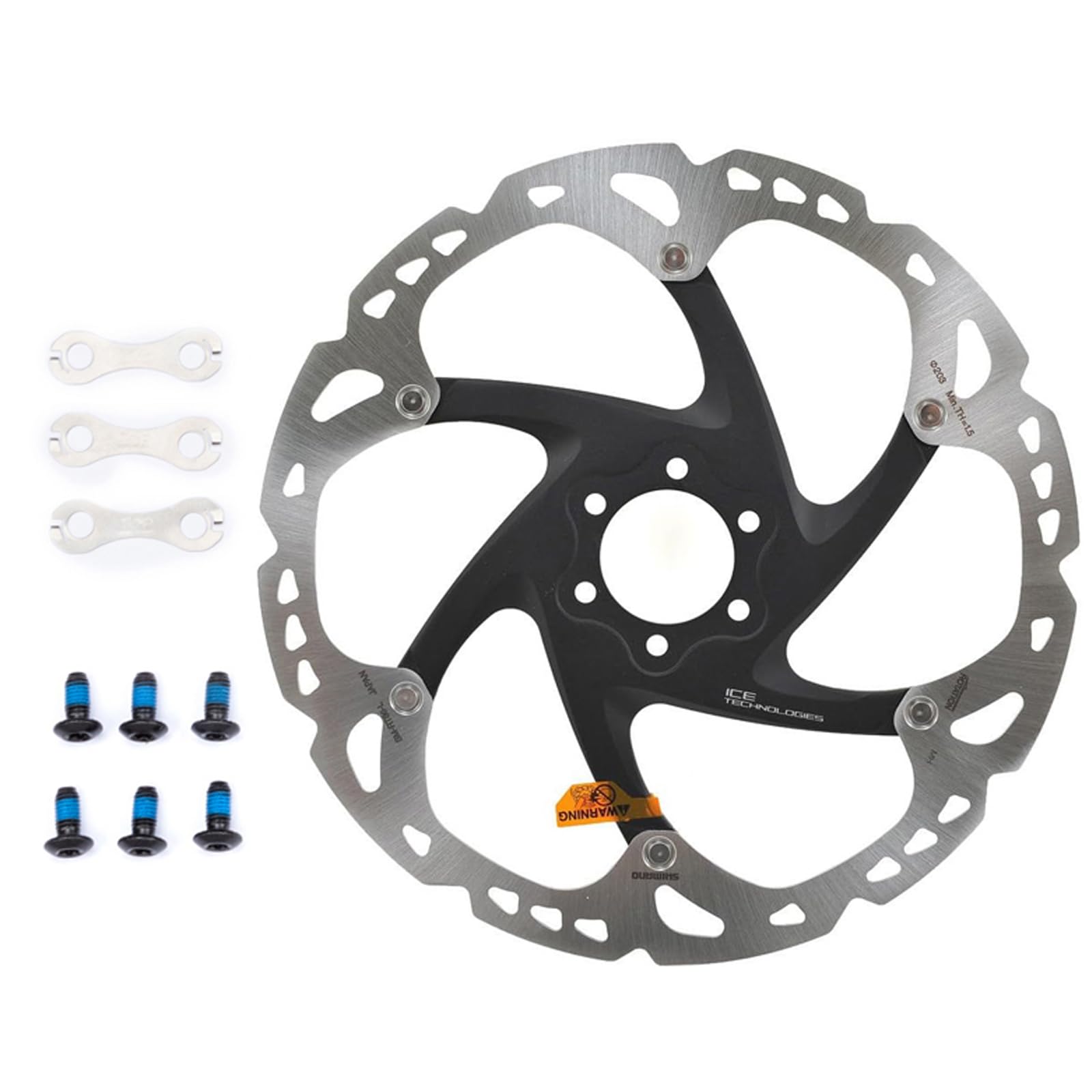 Photo 1 of Meteorolite SM-RT86 Disc Brake Rotor - Black/Silver