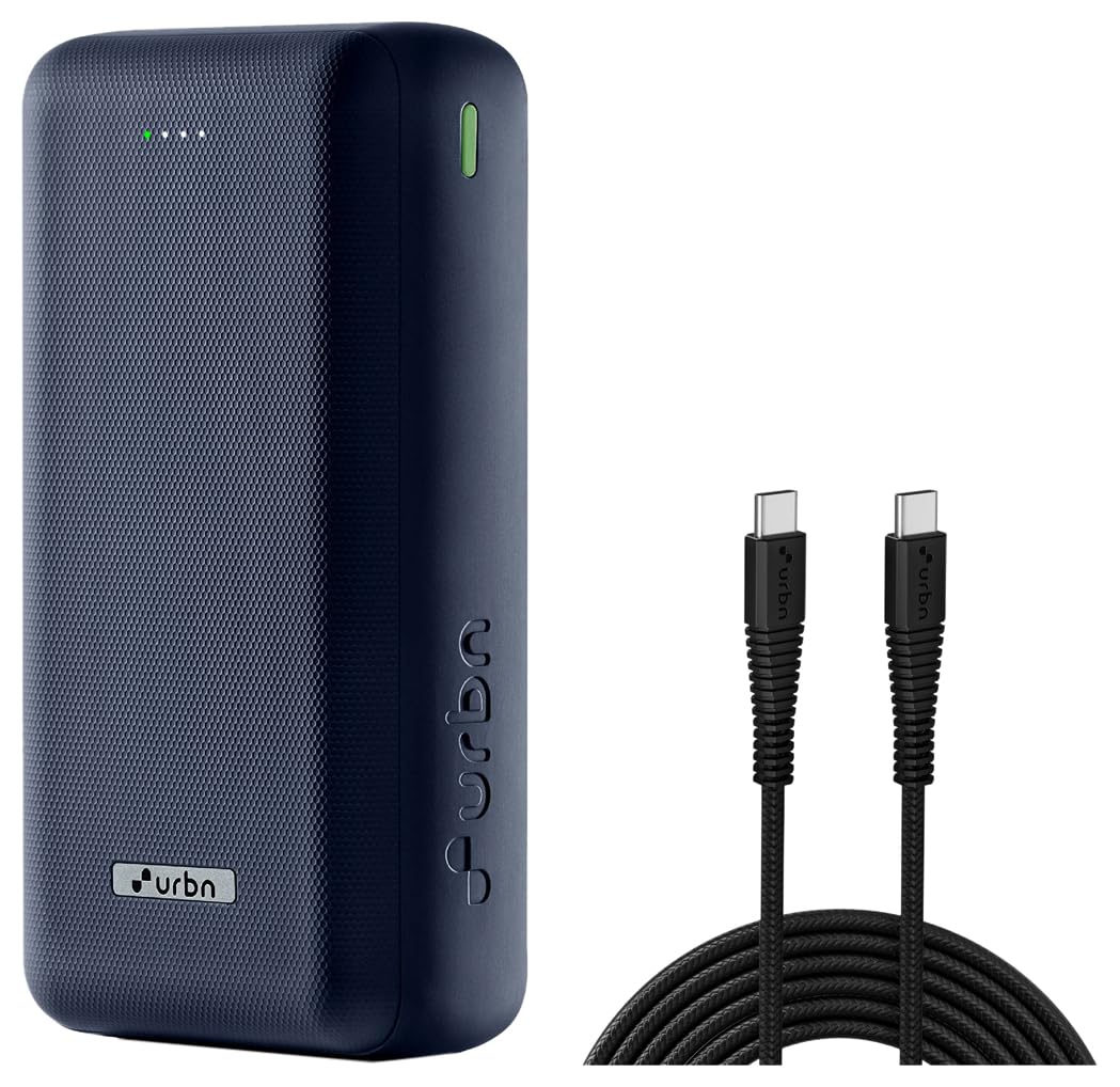 URBN 65W Laptop Power Bank with 65W Type C to C Charging Cable for Macbooks, iPhones, Smartphones and Other Supported Devices (B0CBY1TPL5) Amazon Price History, Amazon Price Tracker