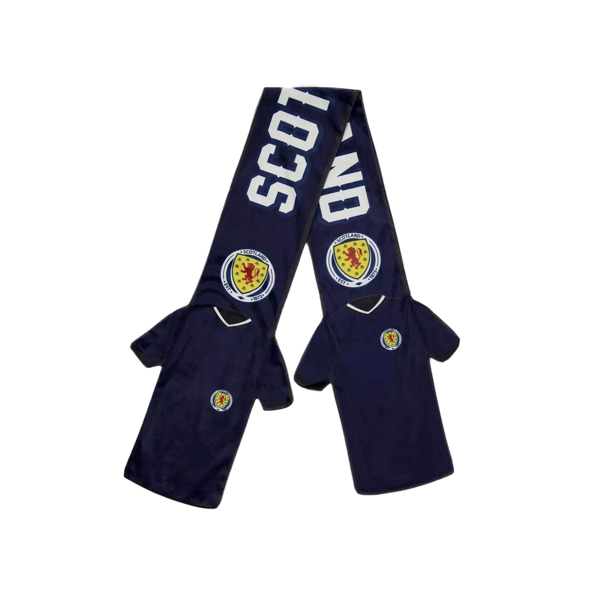 GIFTS 4 ALL Official Scotland SFA World Cup Football Fans Scarf, Tartan Army Fans 2026 Scarf, Scotland Football Crest World Cup Souvenir