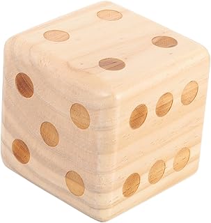 Toyvian Dados De Jogo Acessórios De Mesa Dados De Madeira Dados Jumbo Dados Grandes De Madeira Dados De Jardim Dados De Quintal Dados De Madeira De Pinho Dados Grandes Dados De Madeira