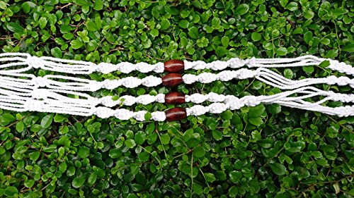 Plant Hanger Macrame Cotton 4 Legs 51 Inches For Indoor Outdoor, Living Room, Kitchen, Deck, Patio, High And Low Ceiling And Fits Round & Square Pots With Size Of 10-12 Inches Without The Pot #TOP7