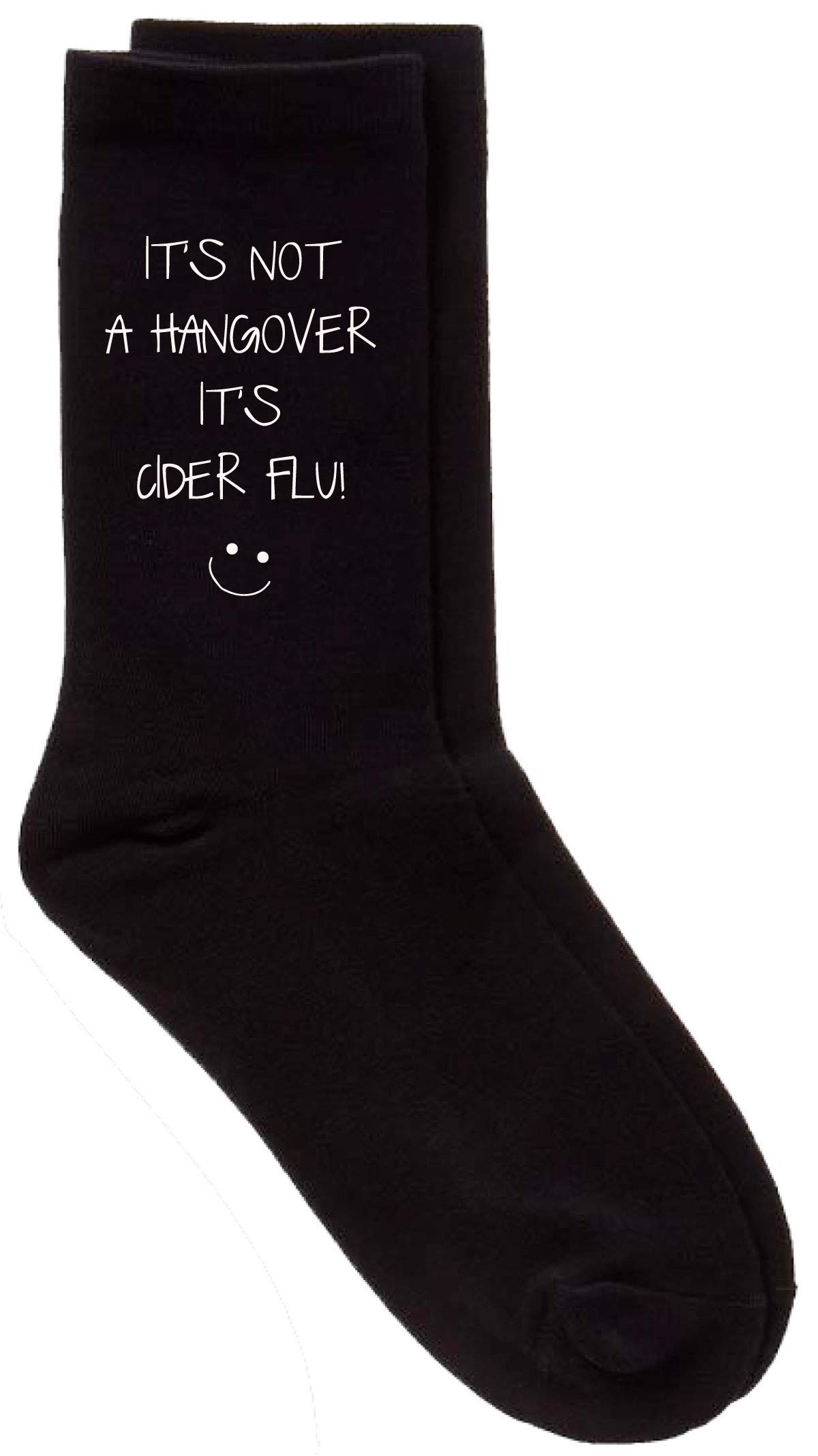 60 Second Makeover Limited Mens Cider Flu Hangover Socks Black Calf Socks Birthday Christmas Valentines Day Dad Husband Boyfriend