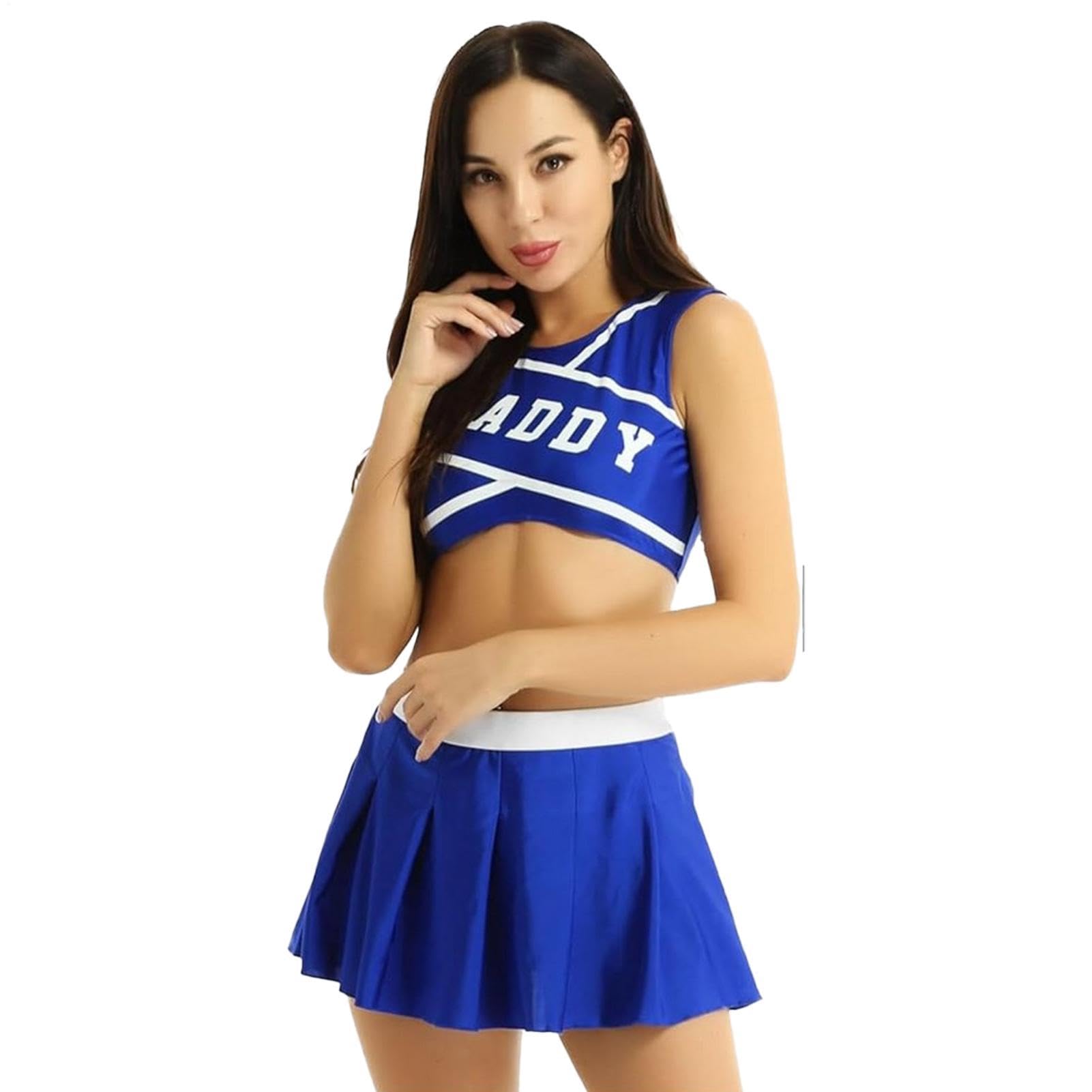 Disfraz de animadora sexy y conjunto de lencería de moda para mujer 8