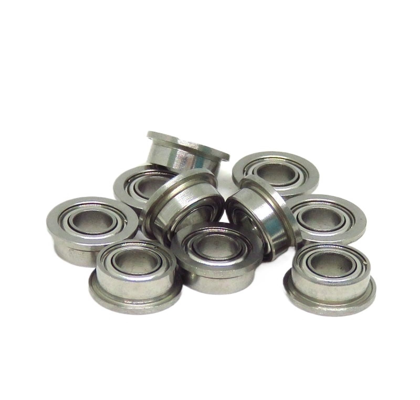 Bimetaliczna tarcza uszczelniająca Mikro łożysko zwykłe 10 szt. SMF63C ZZ 3x6x2,5 mm ABEC-7 Łożysko ceramiczne z kołnierzem Łożyska kołnierzowe ze stali nierdzewnej