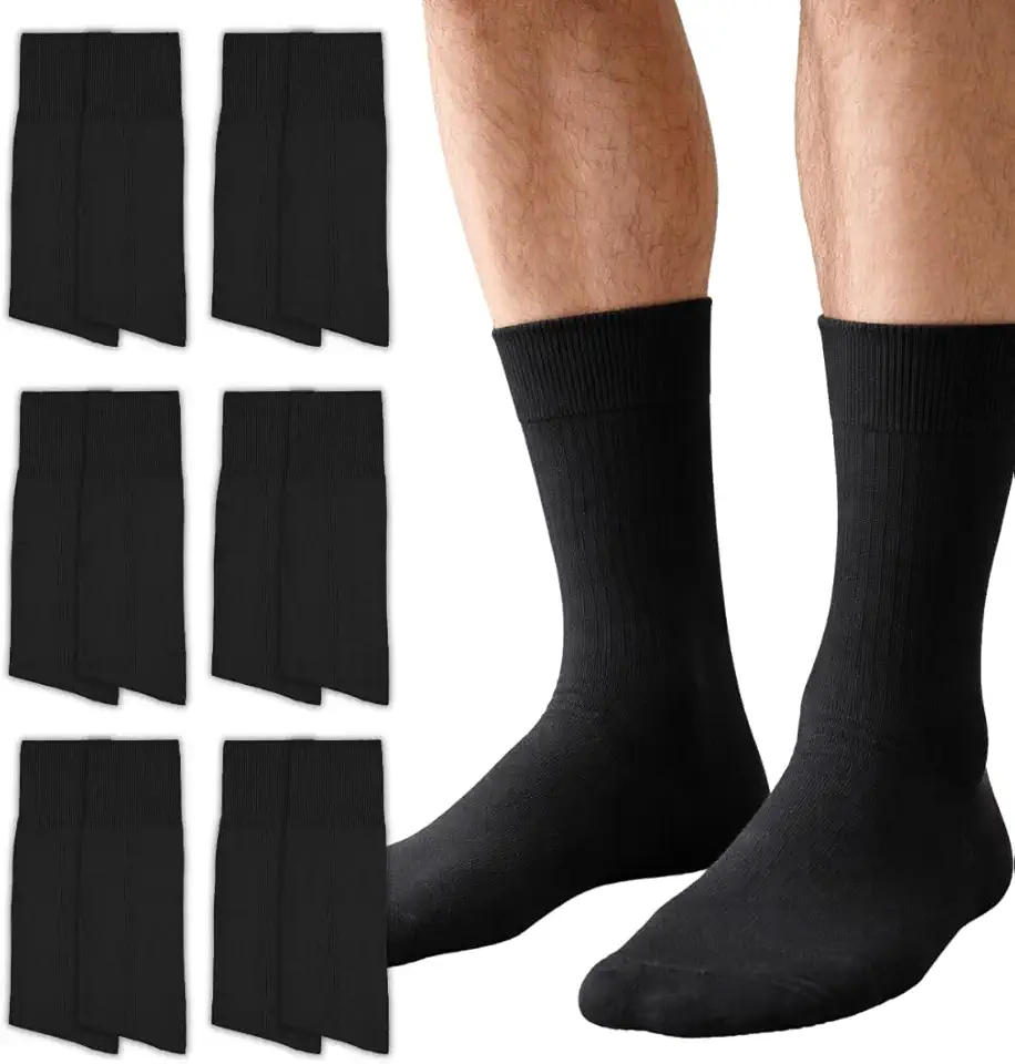 Kit 06 Pares Meia Social Trifil Lisa 100% Poliamida Masculino Adulto