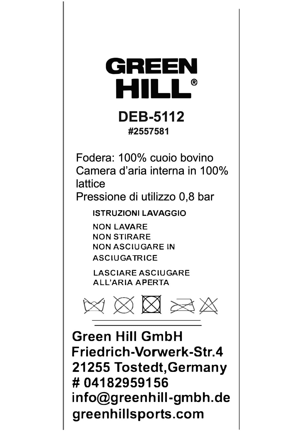 GREEN HILL Palla Tesa Doppia Messicana Double Speed Ball NOCCIOLINA Boxe Pugilato Pelle