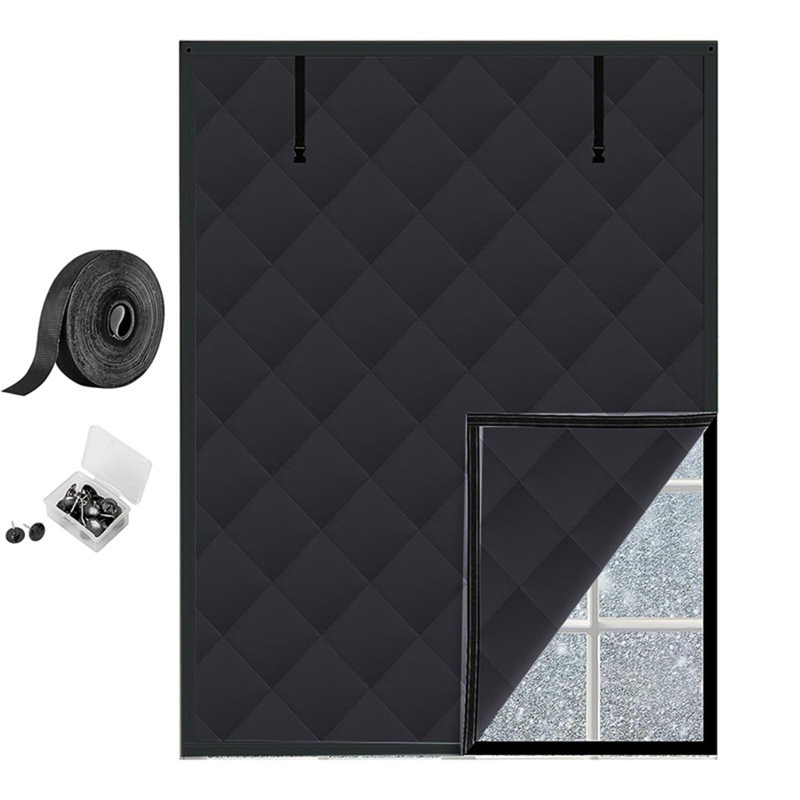 Oxford fabric thermal insulated curtain roll window curtain provides insulation and reduction