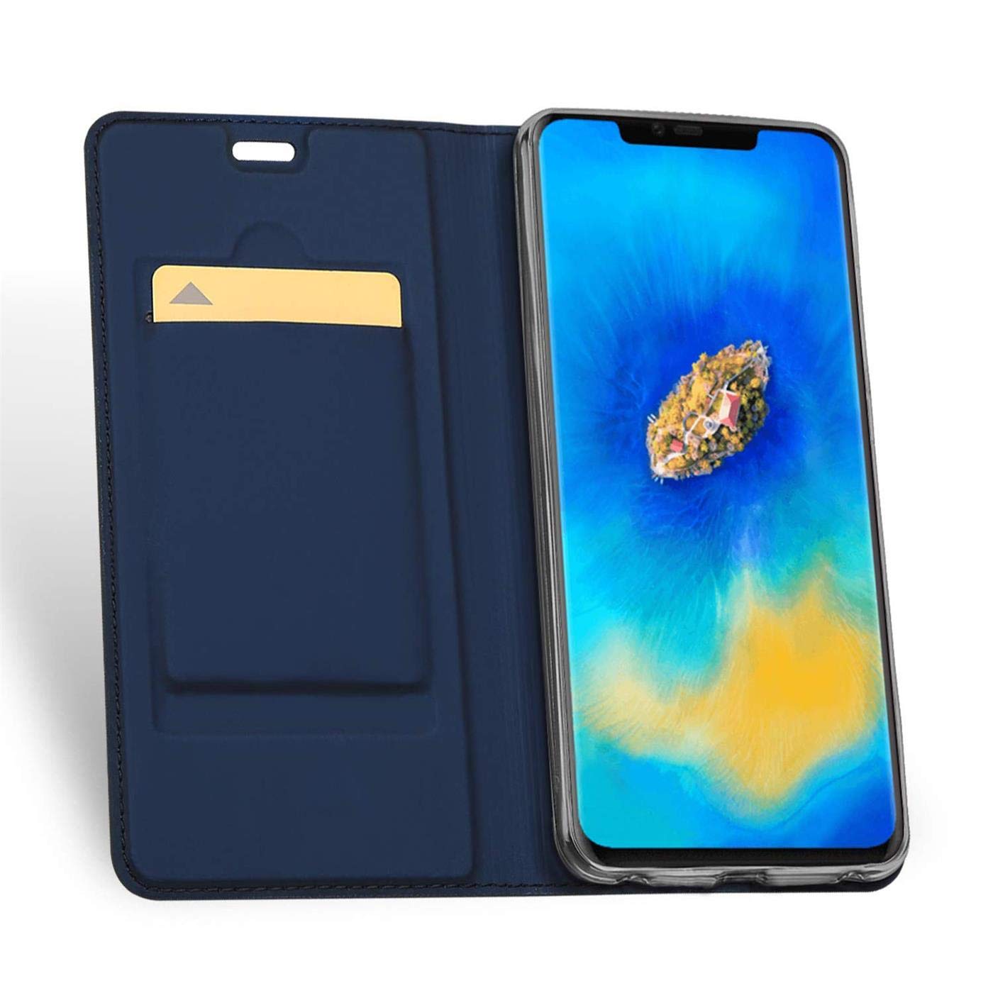 Funda De Teléfono De Cuero PU Para Huawei Mate 20 Pro Funda Abatible
