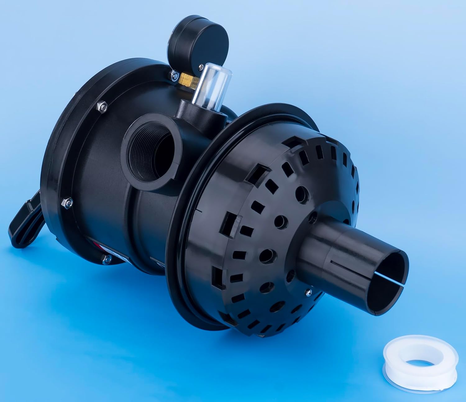 SP0714T Top-Mount Multiport Valve Compatible with Hayward Variflo S166T, S180T, S210T, S244T All ProSeries and VL Series Sand Filter,7 Positions Clamp Style Multi Port Control Valve Black