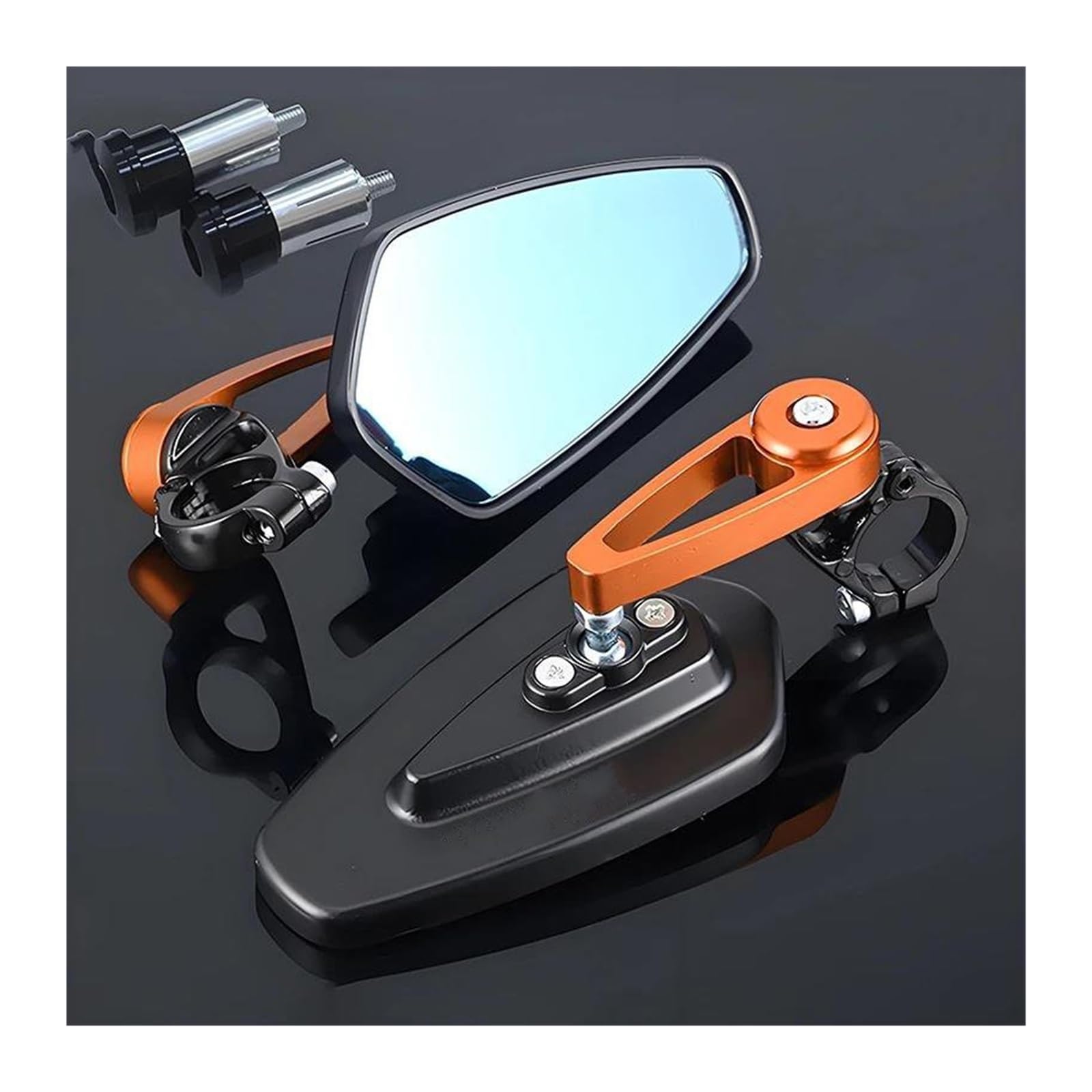 Specchietti Moto Manubrio Retrovisori Per VOGE Valico 900dsx 900 DSX DS900X Dsx900 Specchietti Retrovisori Per Moto Specchietti Retrovisori Per Estremità Manubrio(arancia)