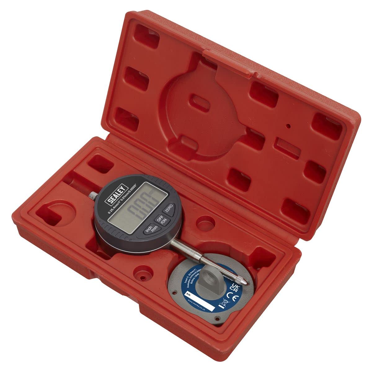 Sealey DBG506D Dual Reading Digital Dial Bore Gauge Jauge d'alésage numérique à Double Lecture