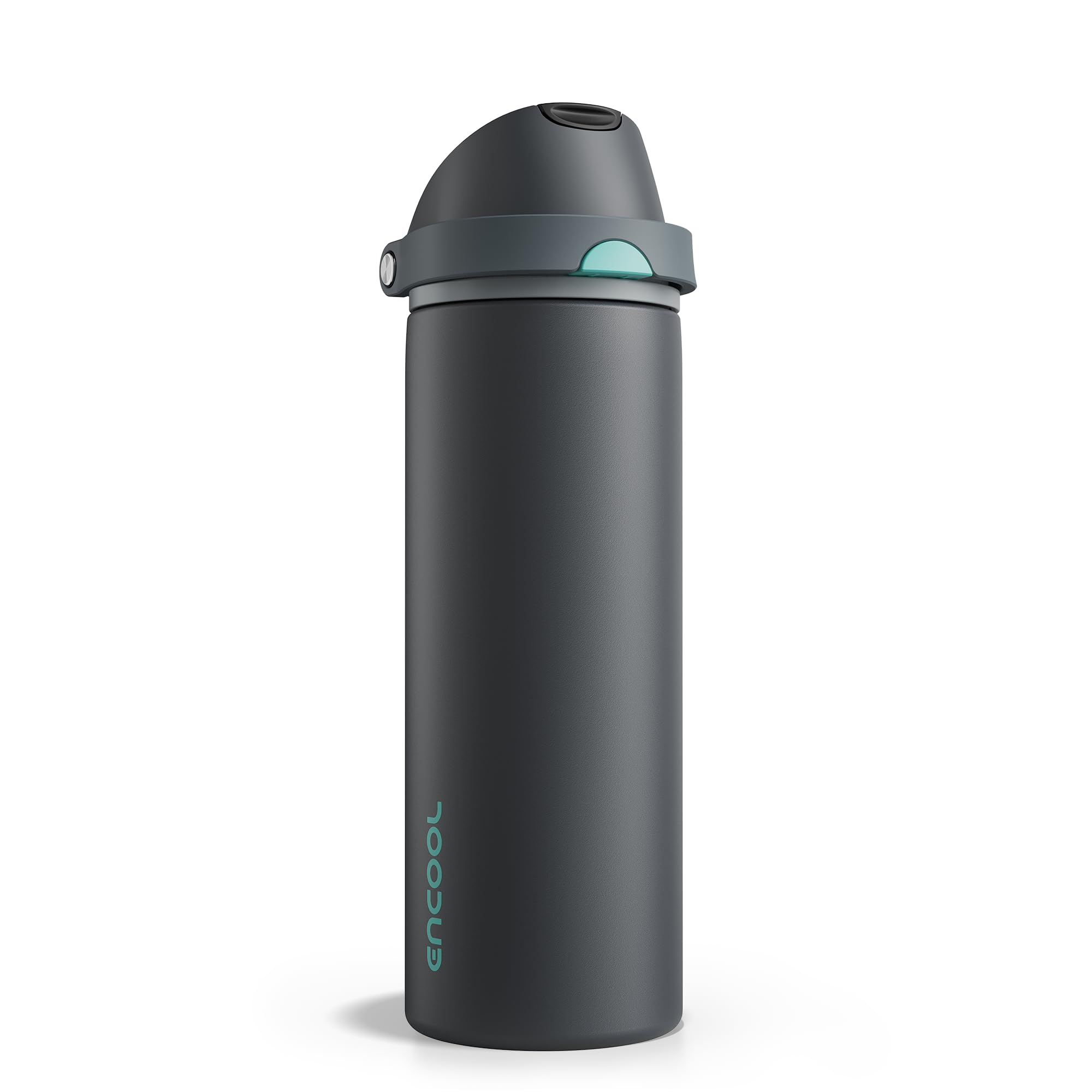 Amazon.com : Insulated Water Bottle with Straw - Encool Stainless Steel Water  Bottle with Push Button Lid, Leak-Proof & BPA-Free, Keeps Cold for 24 Hours  for Sports, Travel, Gym (24 oz, Tuna