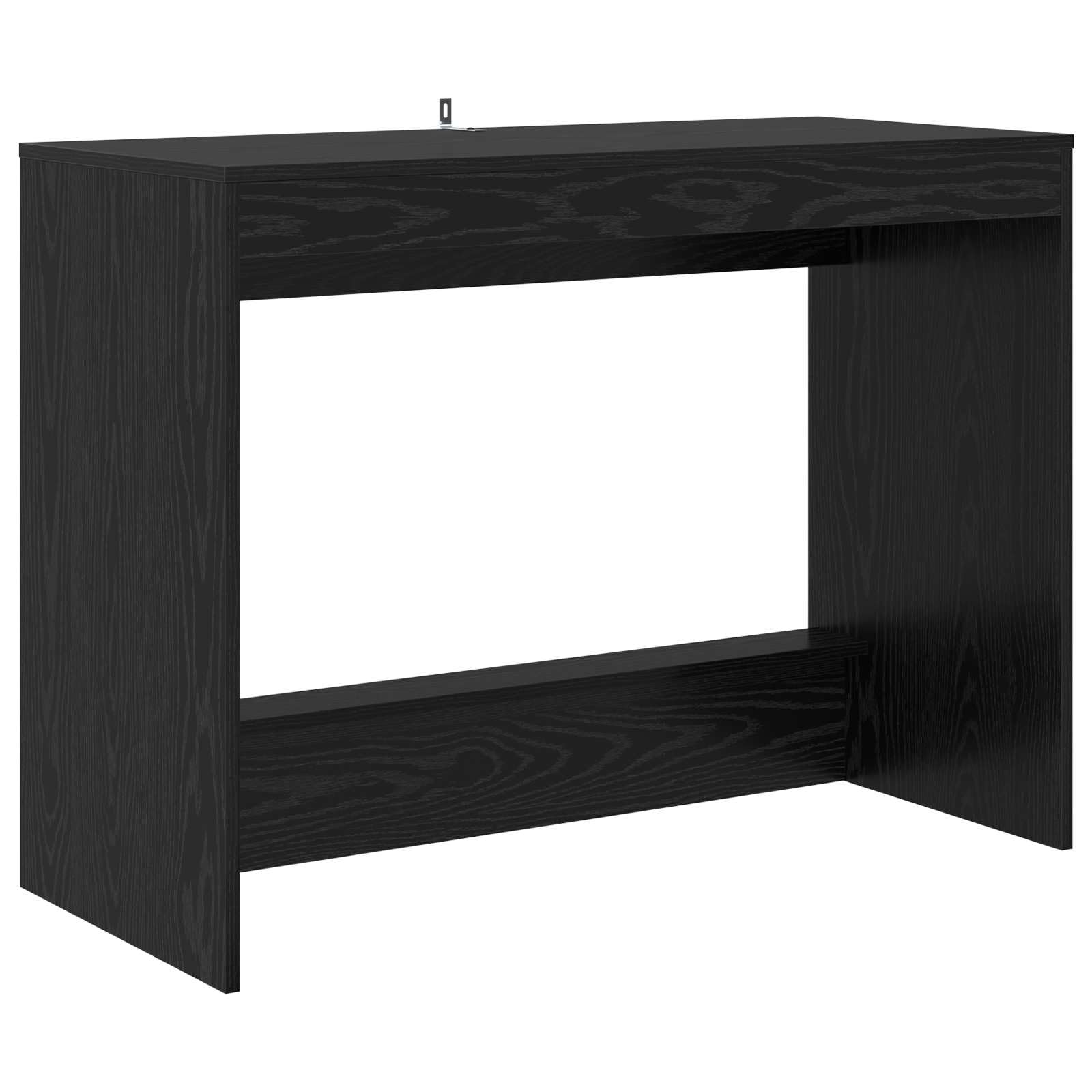 Bureau de lit Chêne noir Bois d'ingénierie 100 x 45 x 75 cm