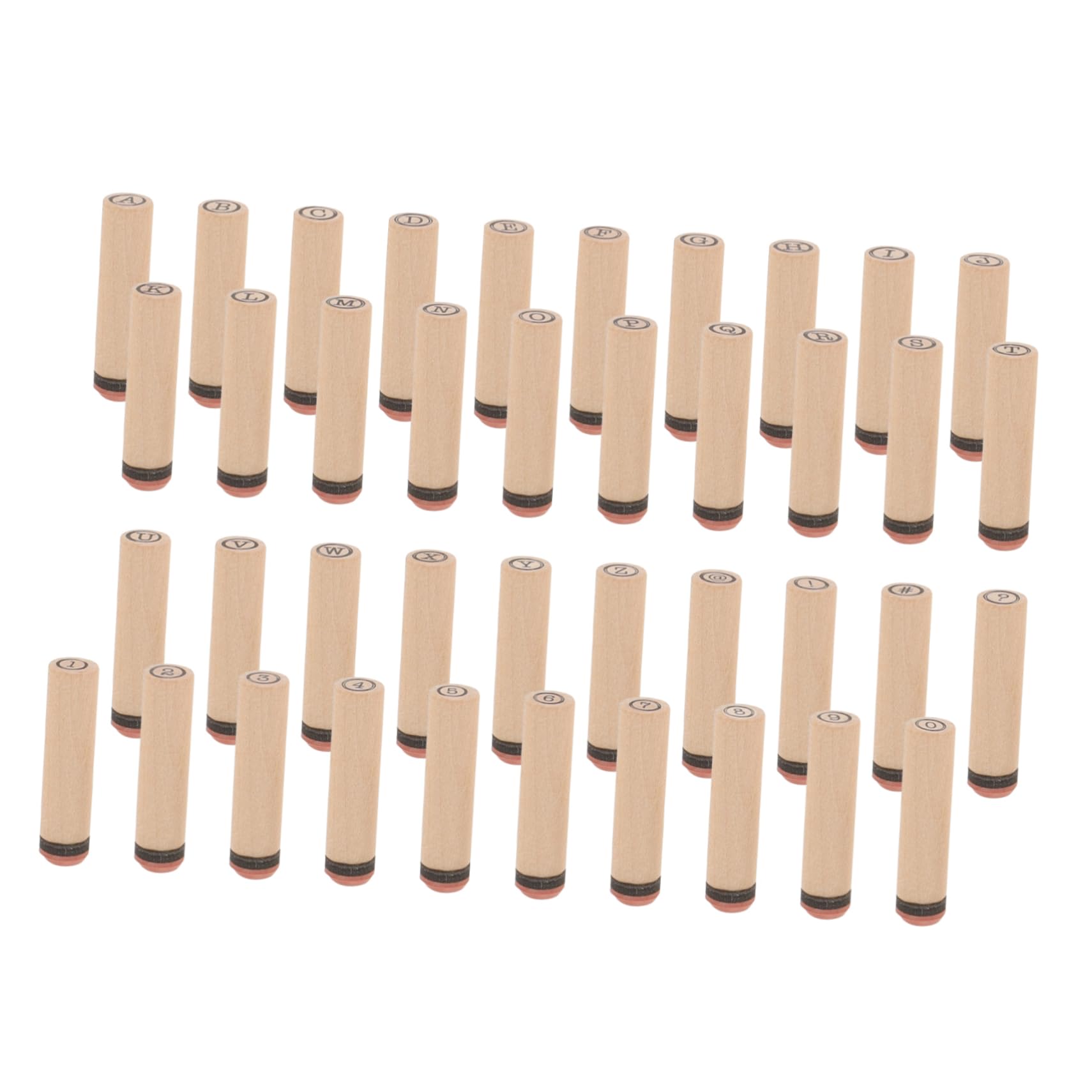 5sätze Holzstempel Für Scrapbooking Buchstaben Und Zahlen Kreative Bastelstempel Für Notizbuch Und Persönliche Gestaltung Für Handarbeiten Und Dekoration