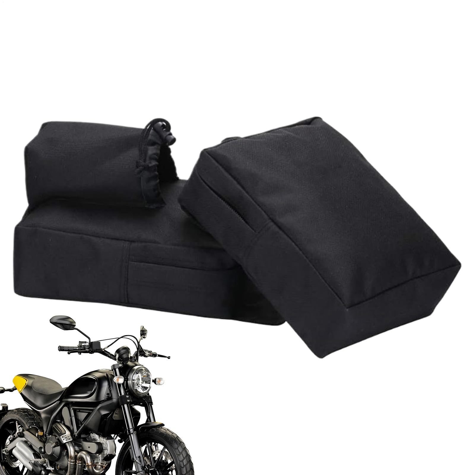 Générique Sacoches Latérales Moto | Réservoir Moto étanche pour Cargo ATV,Sac de Réservoir pour Quad,pour Sports de Plein Air Hommes Téléphone Bagages Motoneige