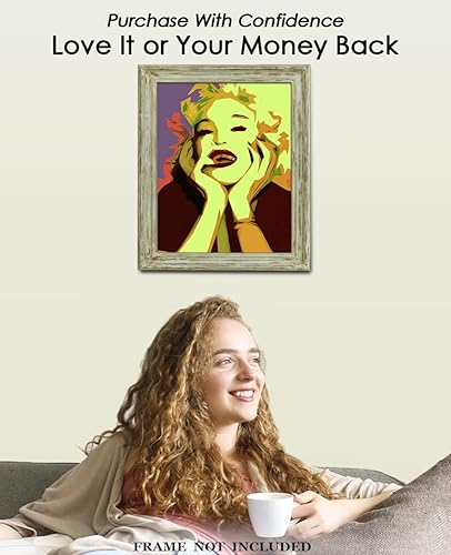 Miniatura 7 de Buzz Unplugged Marilyn Monroe Wall Art Poster - Cool 8x10 Unframed Art Print - Contemporary Modern Room Decoration for Home, Office, Living Room and