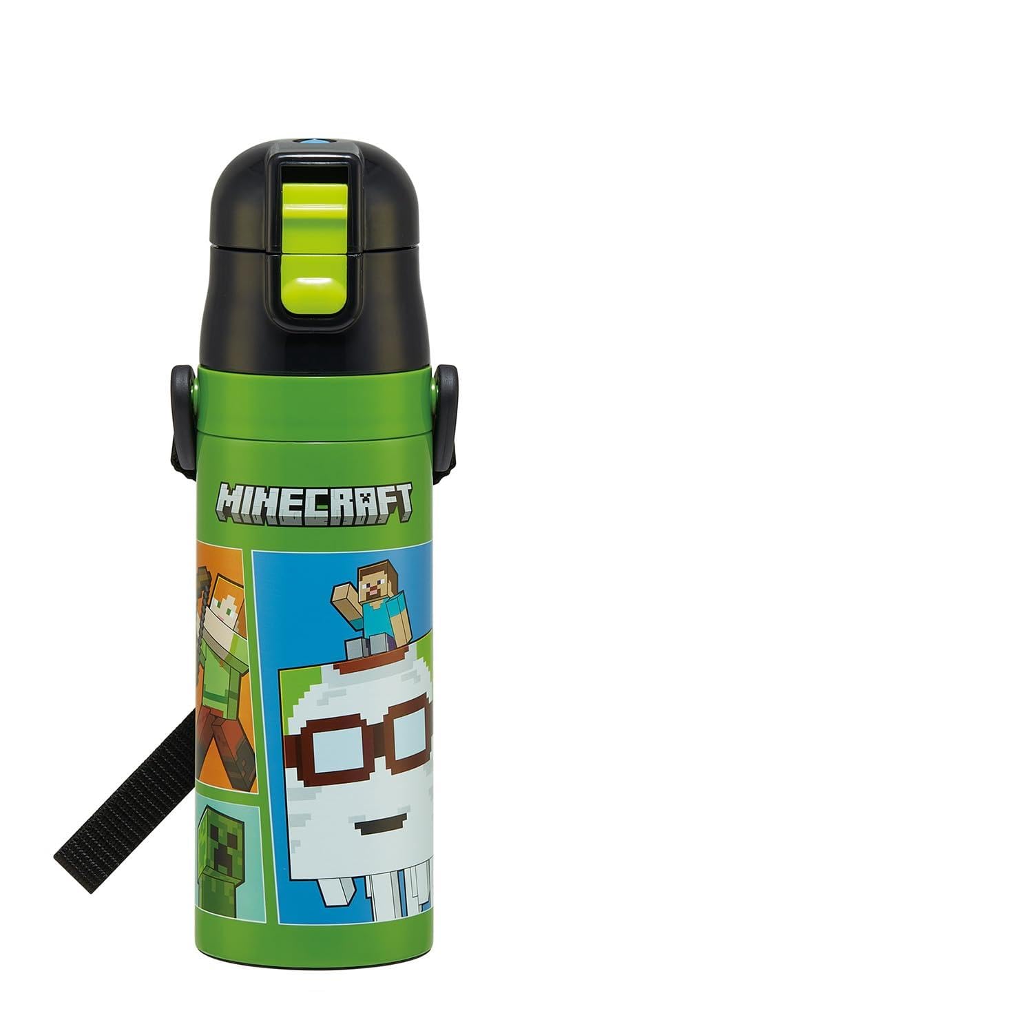 Amazon｜スケーター(Skater) 水筒 子供用 直飲み 470ml マインクラフト