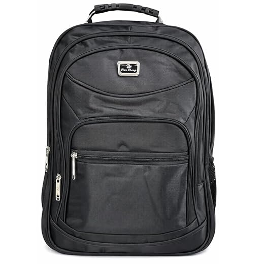 Mochila Notebook Impermeável Preta com Entrada USB e P2 5 Compartimentos Bolsos Laterais e Alça em Cabo de Aço Linha Premium