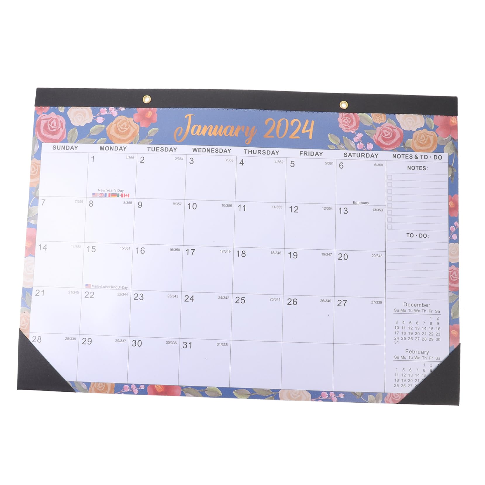 Tofficu 7pièces Calendrier Mural Avec Planification Mensuelle Design Élégant Et Pratique Pour Bureau Et Maison Couleurs Assorties Pour Suivre Les Jours Fériés Aux